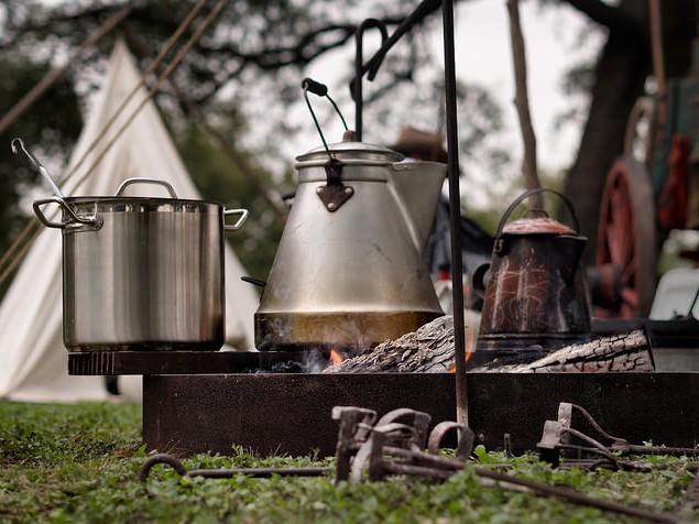 Campfire by Anne Worner on Flickr. License CC BY-SA 2.0
